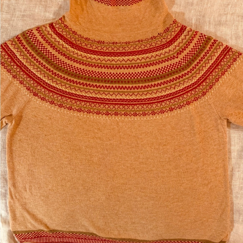J Jill Wool blend Fair Isle Sweater